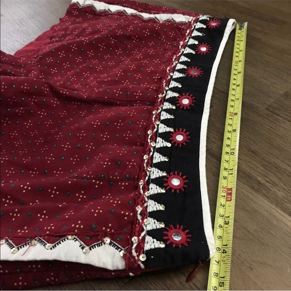 *FINAL PRICE* Free People sz 4 Embroidered Mirrors - Picture 3 of 5
